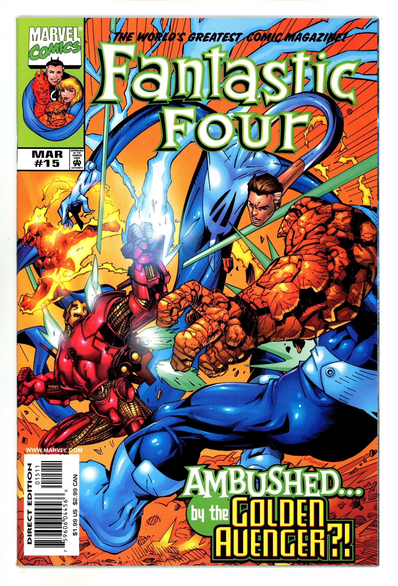 Fantastic Four Vol 3 15  NM- (9.2)  (1999)  
