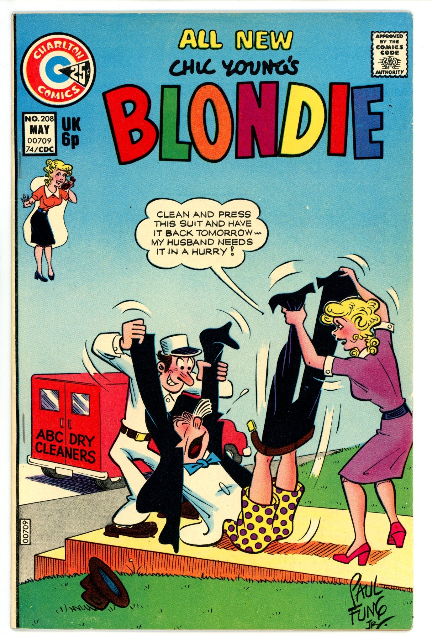 Blondie 208 FN/VF (7.0) (1974) 
