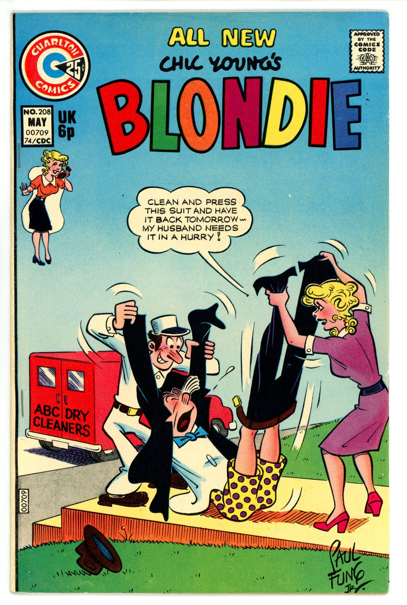 Blondie 208 FN/VF (7.0) (1974) 