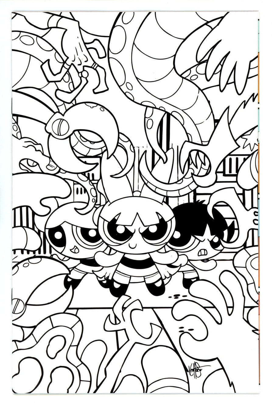 Powerpuff Girls 3 Haeser Line Art Virgin Incentive Variant (2024)