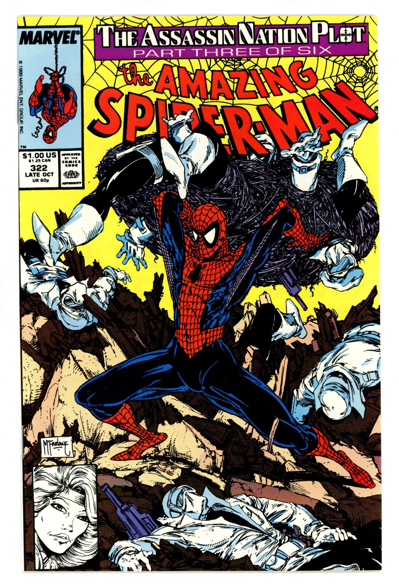 The Amazing Spider-Man Vol 1 322 VF+ (8.5) (1989) 