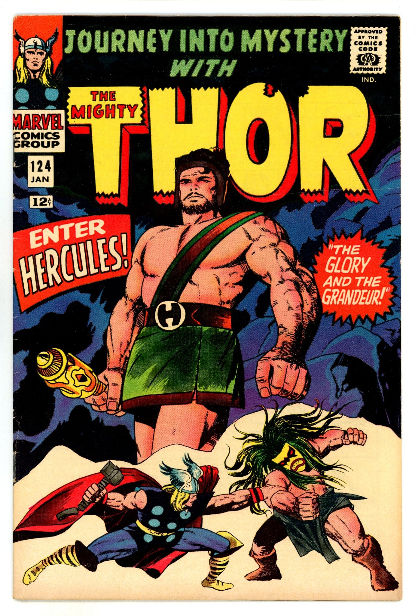 Journey into Mystery Vol 1 124  FN (6.0)  (1966)  