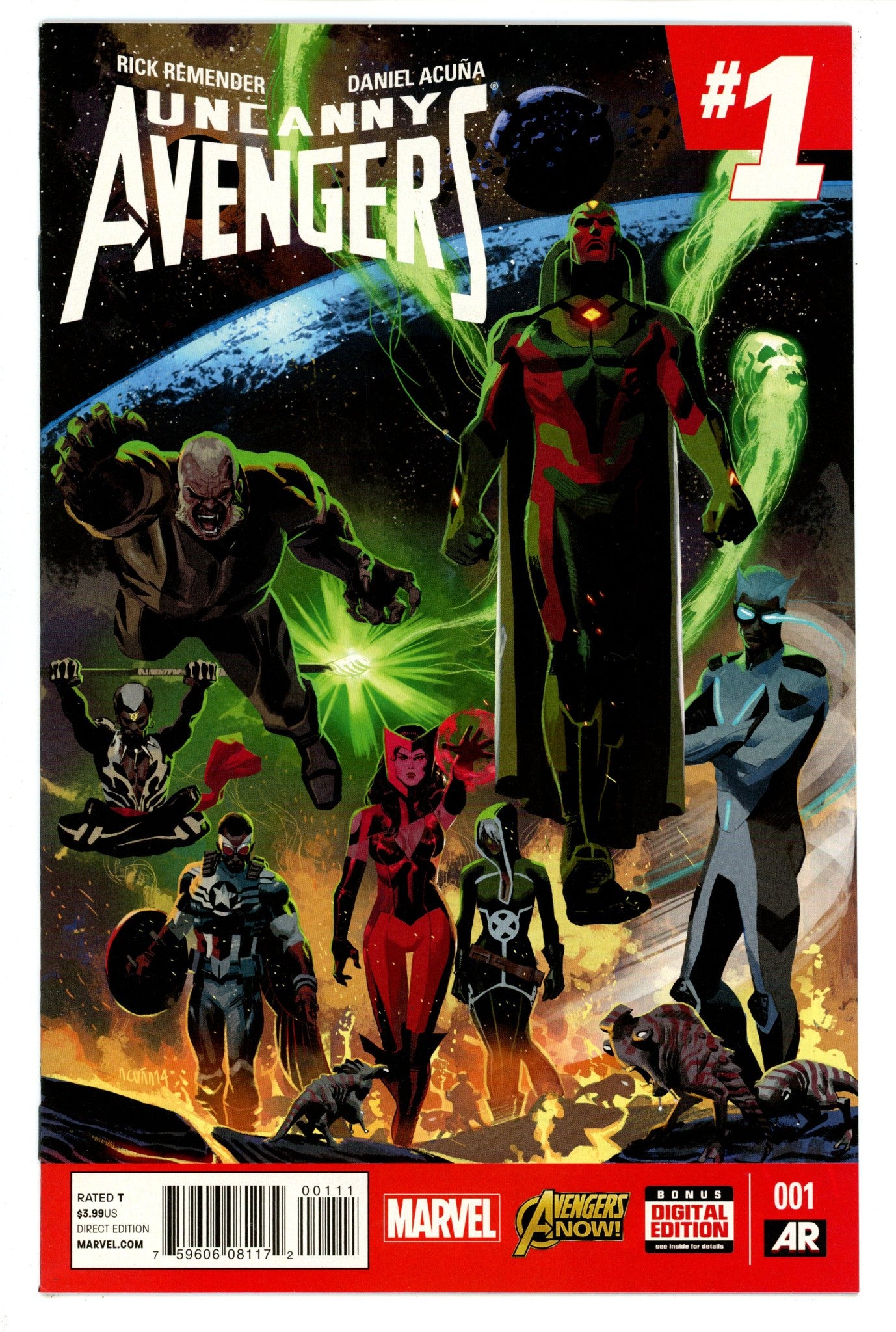 Uncanny Avengers Vol 2 1 High Grade (2015) 