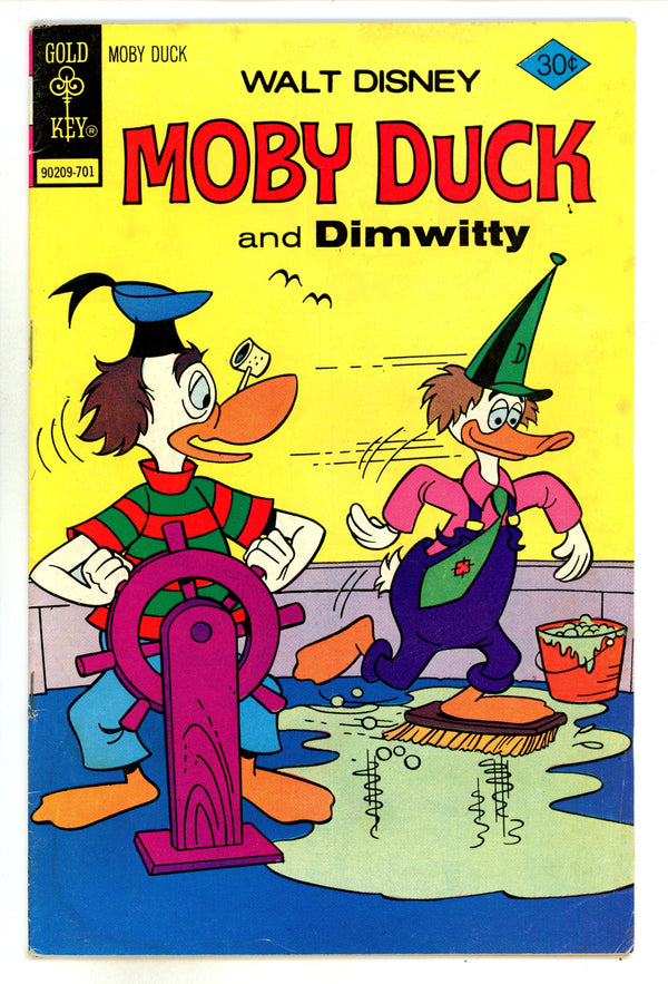 Walt Disney Moby Duck 25 Low Grade (1977)