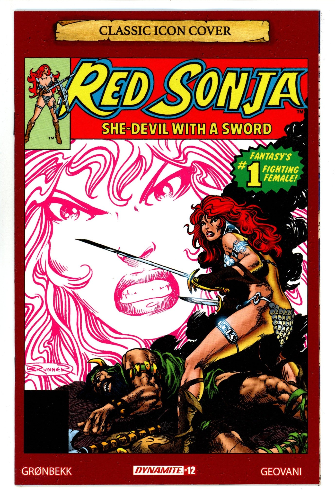 Red Sonja Vol 7 12 Brunner Icon Incentive Variant (2024)