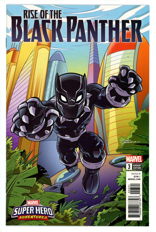 Rise of the Black Panther 3 High Grade (2018) Brizuela Variant