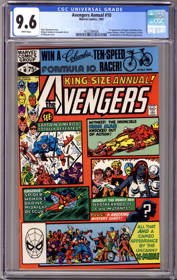 The Avengers Annual Vol 1 10 CGC 9.6 (1981)