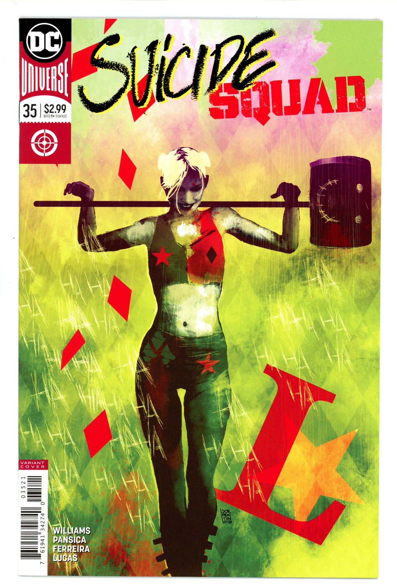 Suicide Squad Vol 4 35 High Grade (2018) Sorrentino Variant 