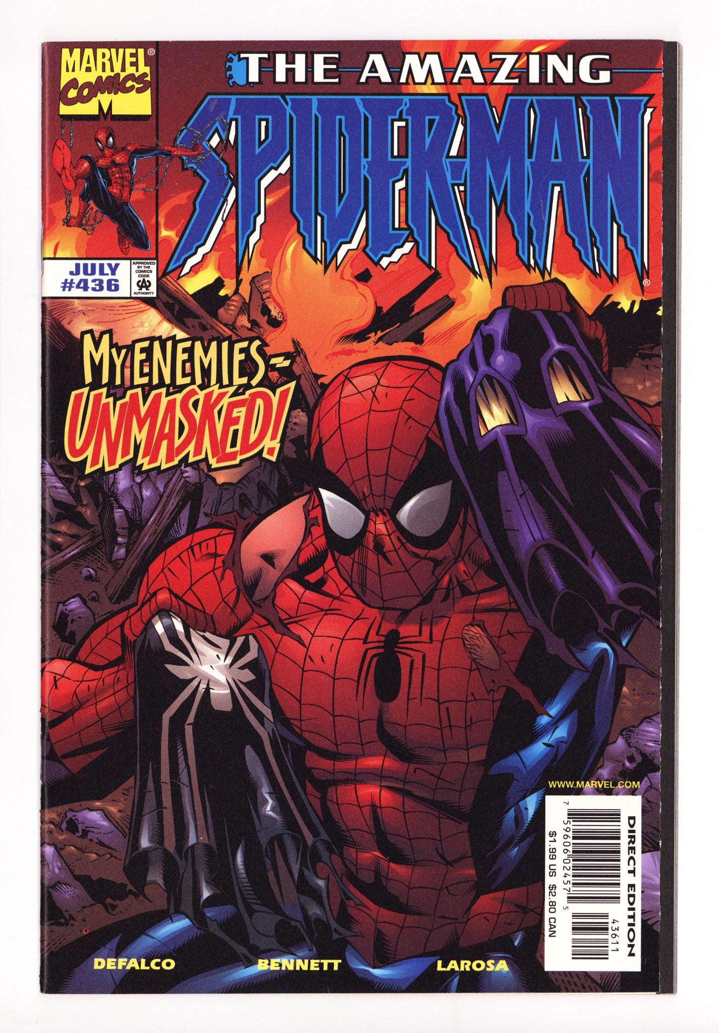 The Amazing Spider-Man Vol 1 436 NM- (9.2) (1998) 