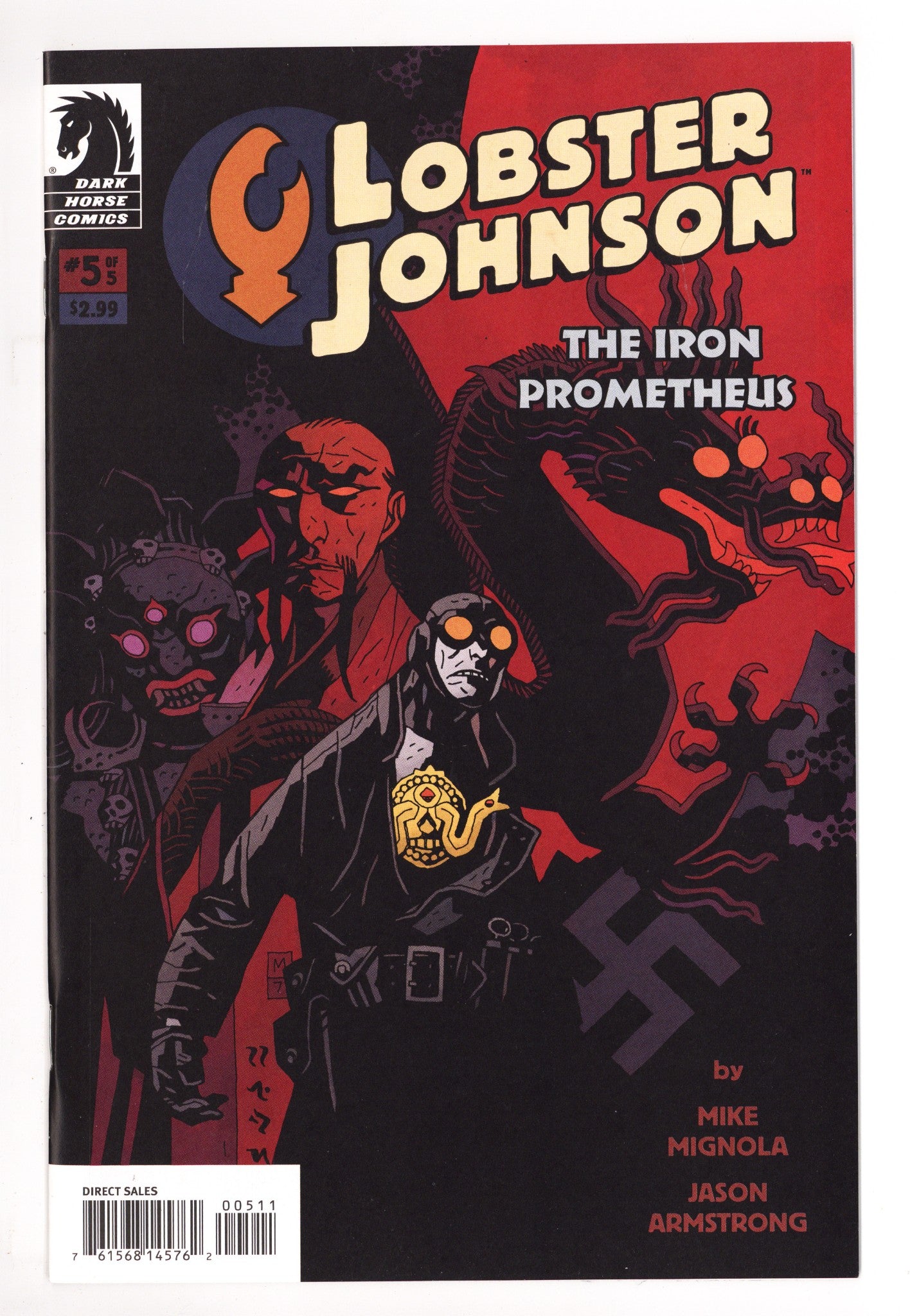 Lobster Johnson: The Iron Prometheus 5 High Grade (2008) 