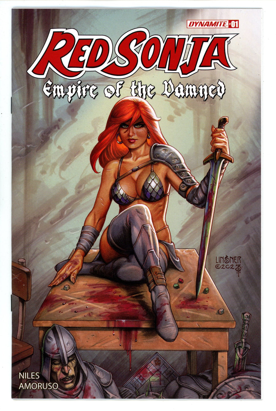 Red Sonja Empire Damned 1 Linsner Variant (2024)