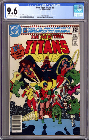 The New Teen Titans Vol 1 1 CGC 9.6 (NM+) (1980) Newsstand