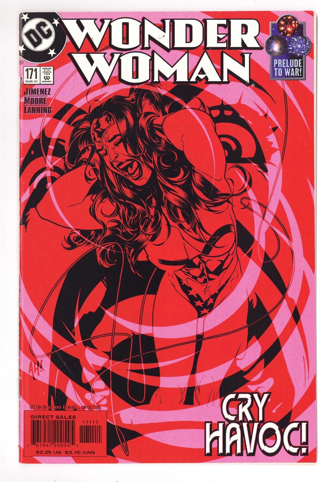 Wonder Woman Vol 2 171 Very Low Grade (2001) 