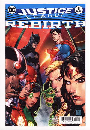 Justice League: Rebirth 1 High Grade (2016) 