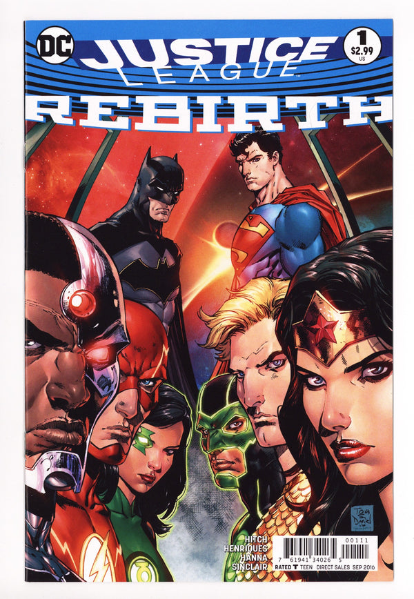 Justice League: Rebirth 1 High Grade (2016)
