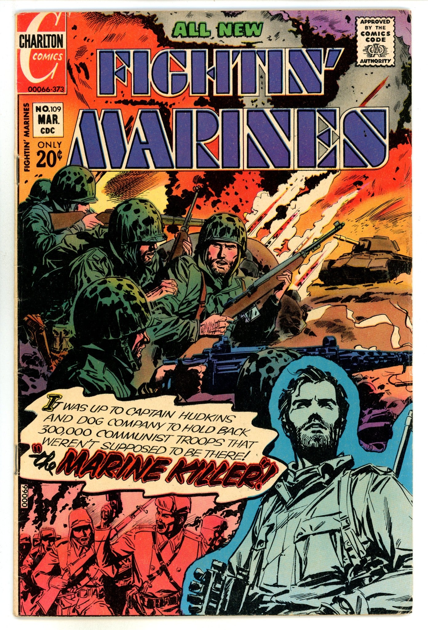 Fightin' Marines 109 VG/FN (5.0) (1973) 