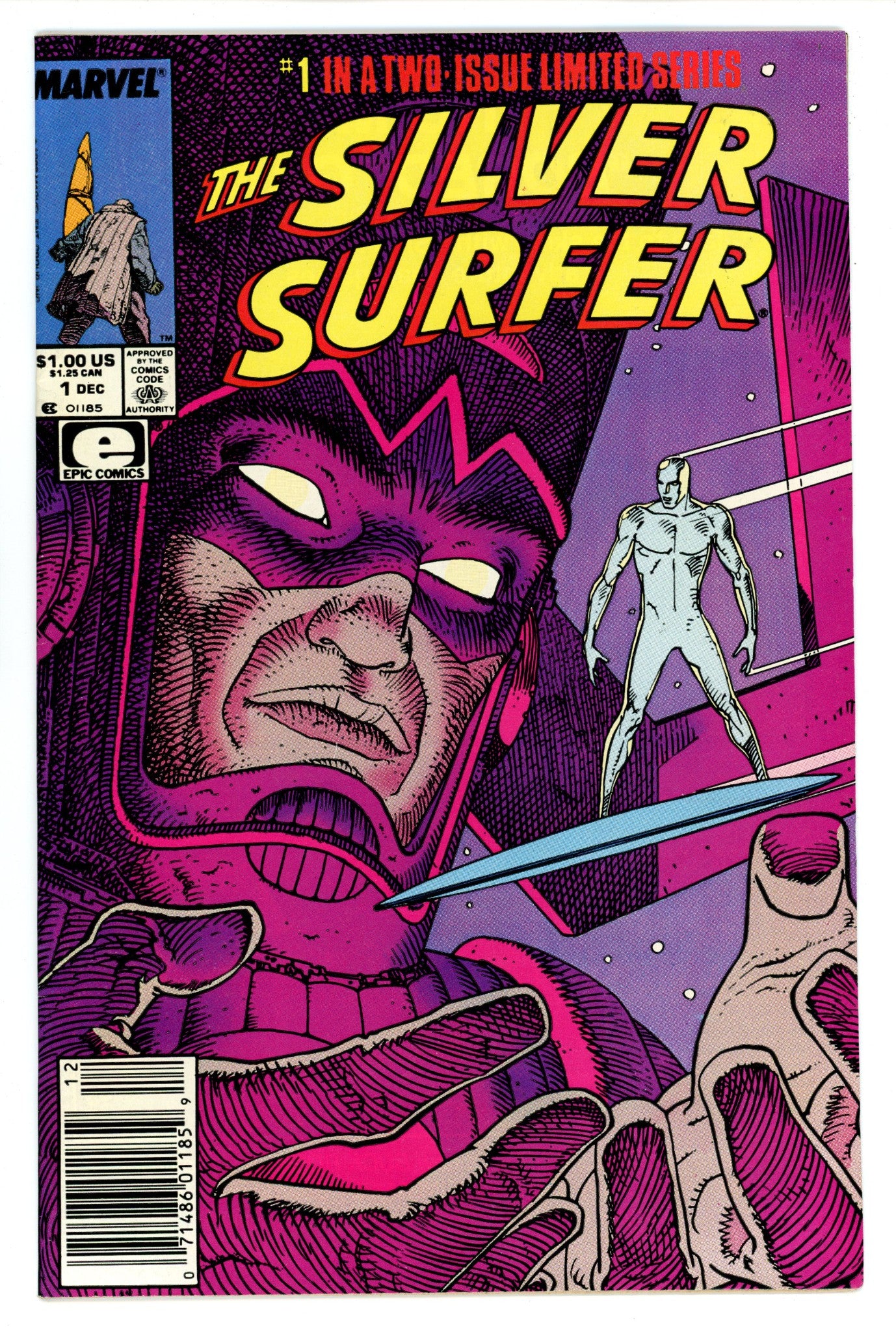 The Silver Surfer Vol 4 1 VF (8.0) (1988) Newsstand 
