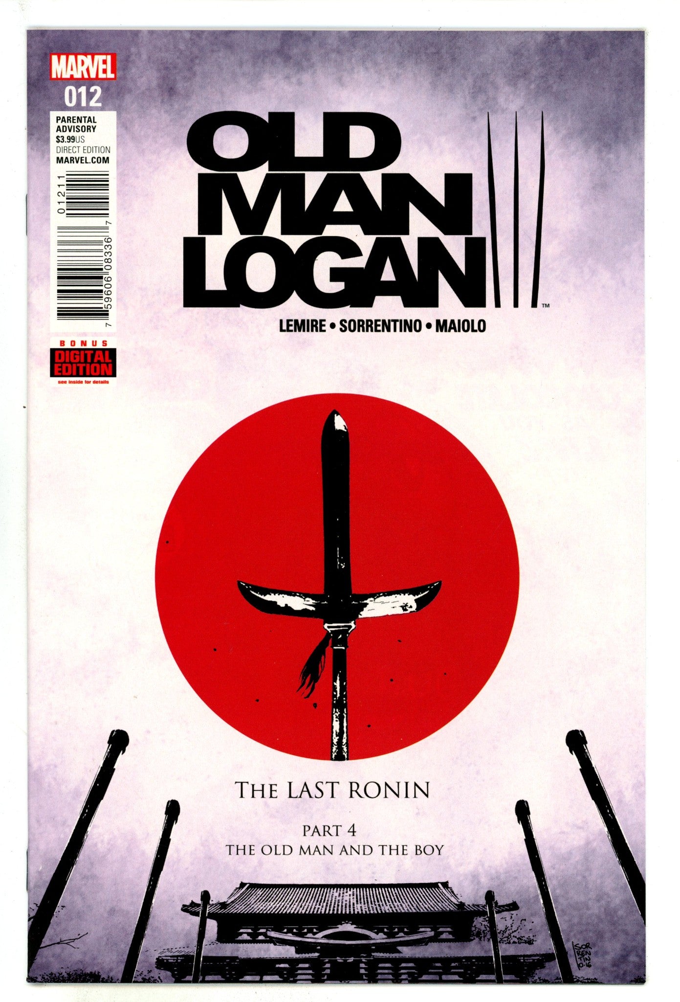 Old Man Logan Vol 2 12 High Grade (2016) 