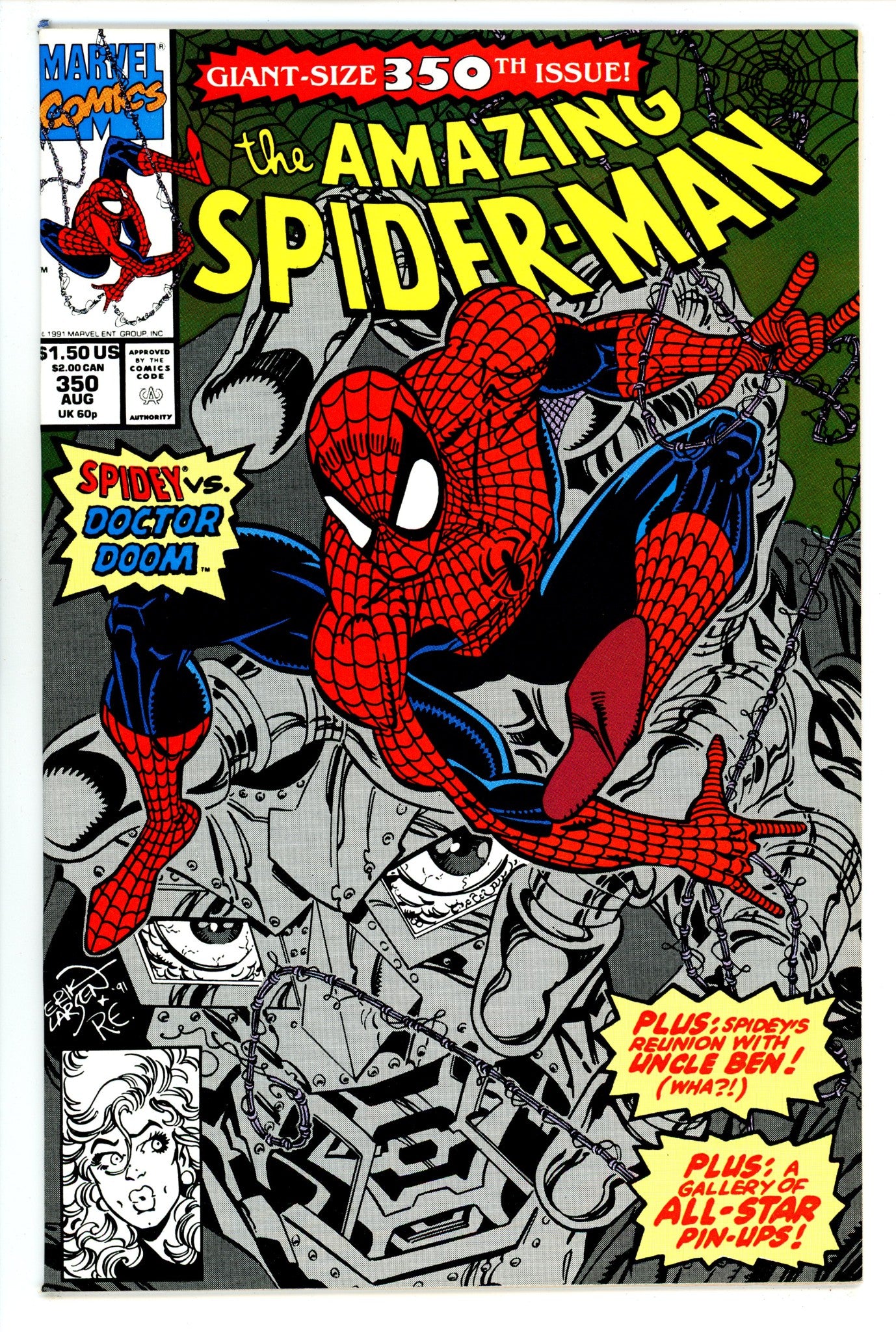 The Amazing Spider-Man Vol 1 350 VF+ (8.5) (1991) 
