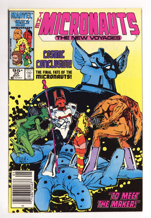Micronauts Vol 2 20 VF (8.0) (1986) Canadian Price Variant