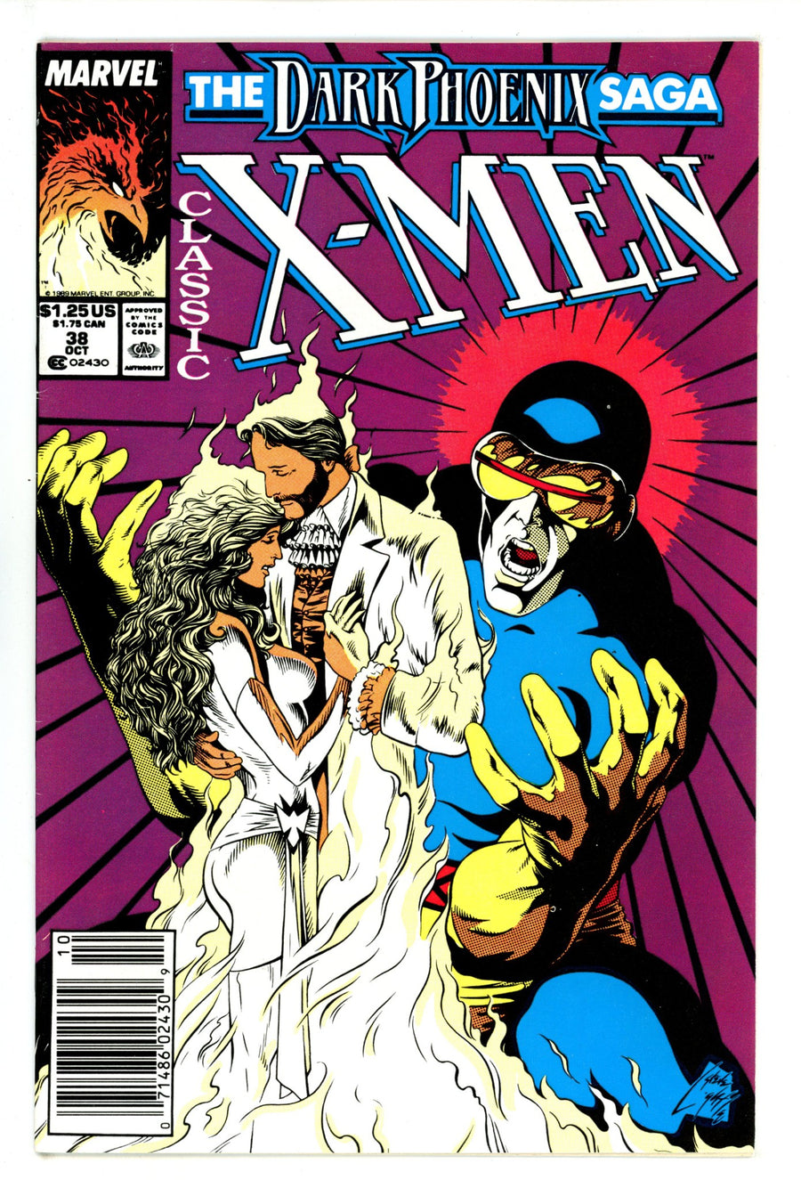 Classic X-Men 38 Mid Grade (1989) Newsstand 