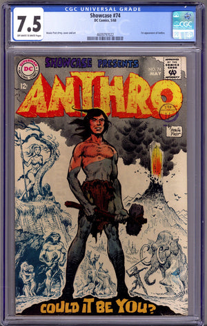 Showcase 74 CGC 7.5 (VF-) (1968)