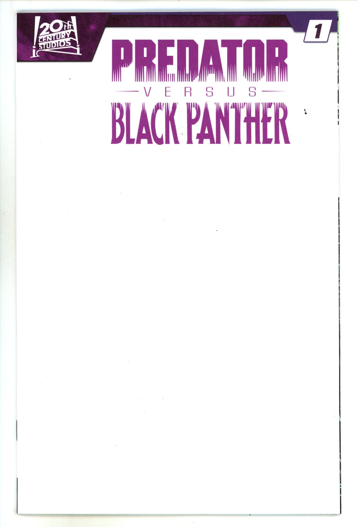 Predator Vs. Black Panther 1 Blank Variant (2024)