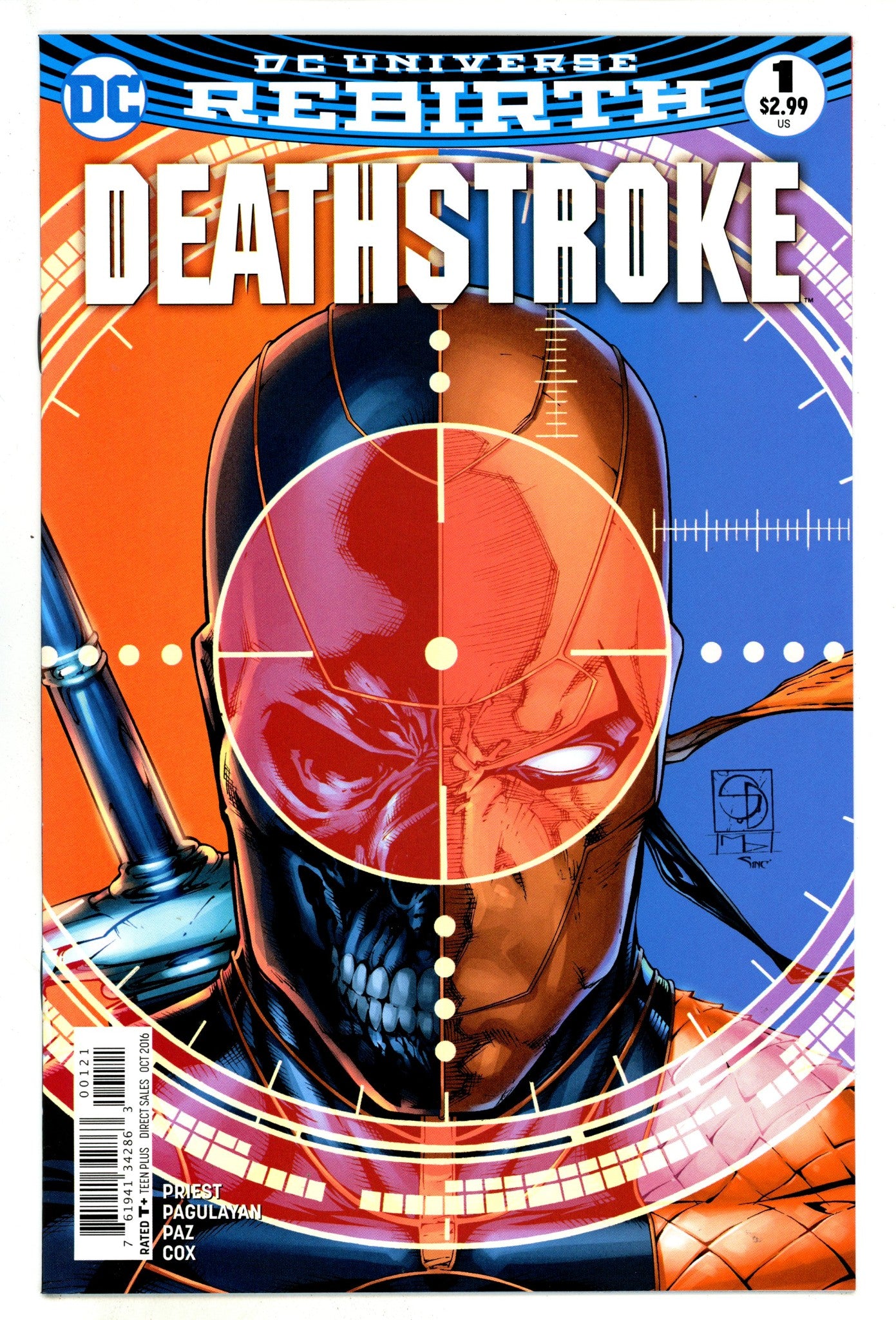Deathstroke Vol 4 1 High Grade (2016) Davis Variant 