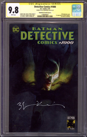 Detective Comics Vol 3 1000 CGC 9.8 (NM/M)   (2019) Sienkiewicz     Exclusive Variant  Signed x1 Cover Bill Sienkiewicz