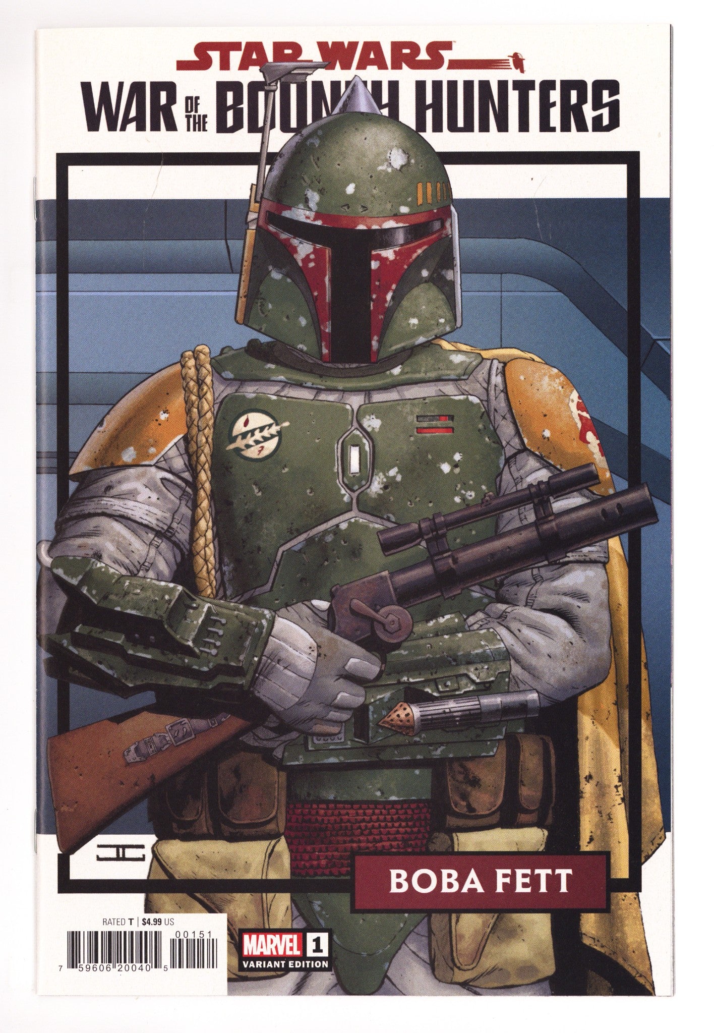 Star Wars: War of the Bounty Hunters 1 VF/NM (9.0) (2021) Cassaday Incentive Variant 