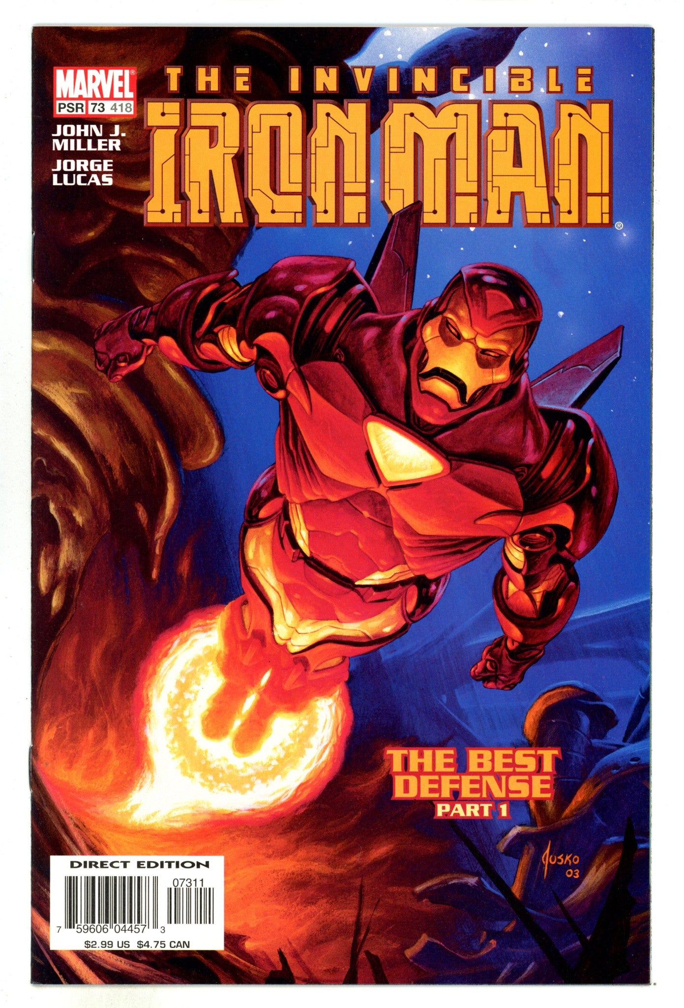 Iron Man Vol 3 73 (418) High Grade (2003) 
