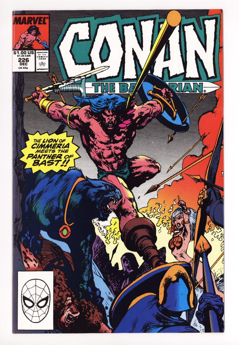 Conan the Barbarian Vol 1 226 High Grade (1989) 