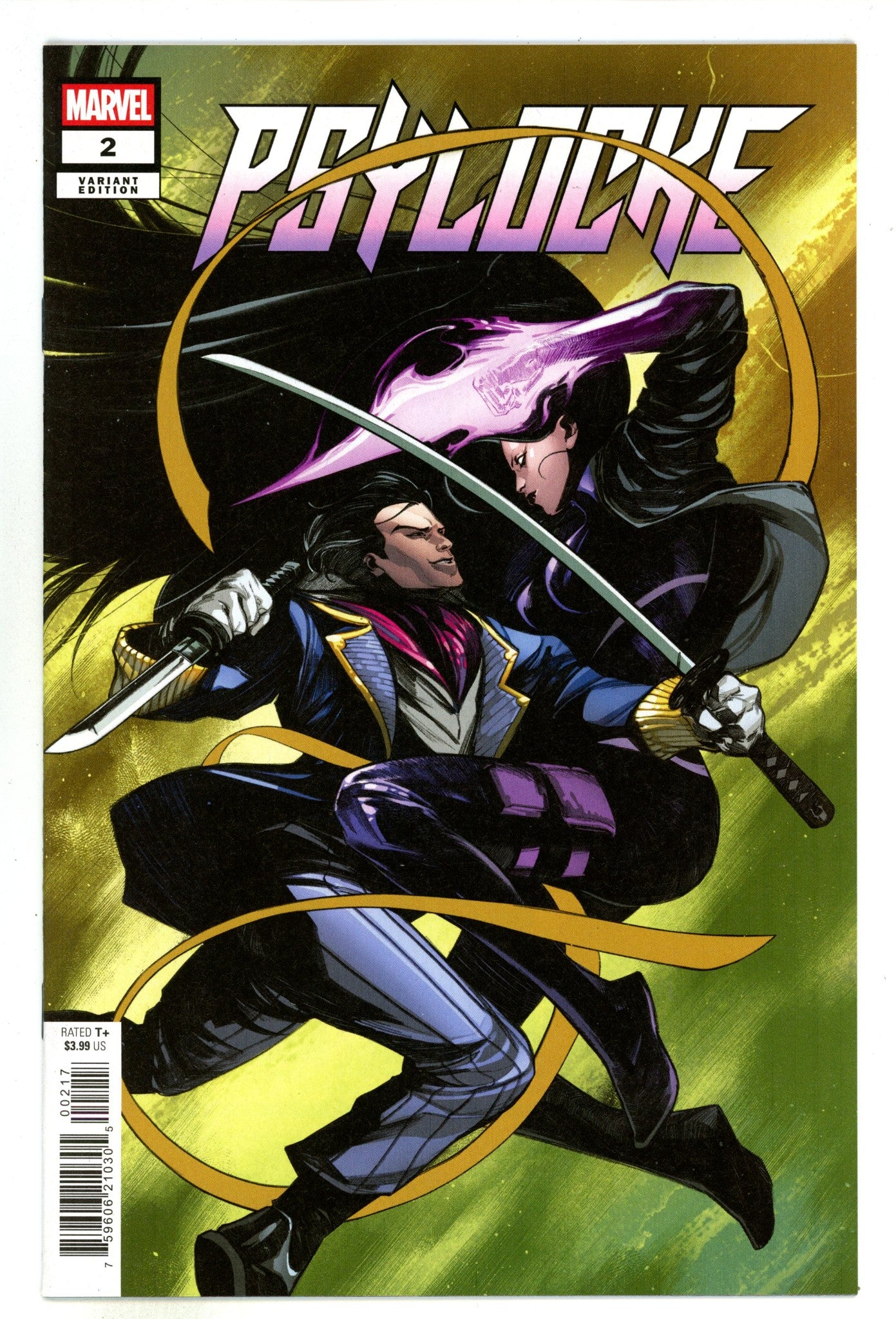 Psylocke Vol 2 2 NM (9.4) (2024) Cappuccio Incentive Variant 
