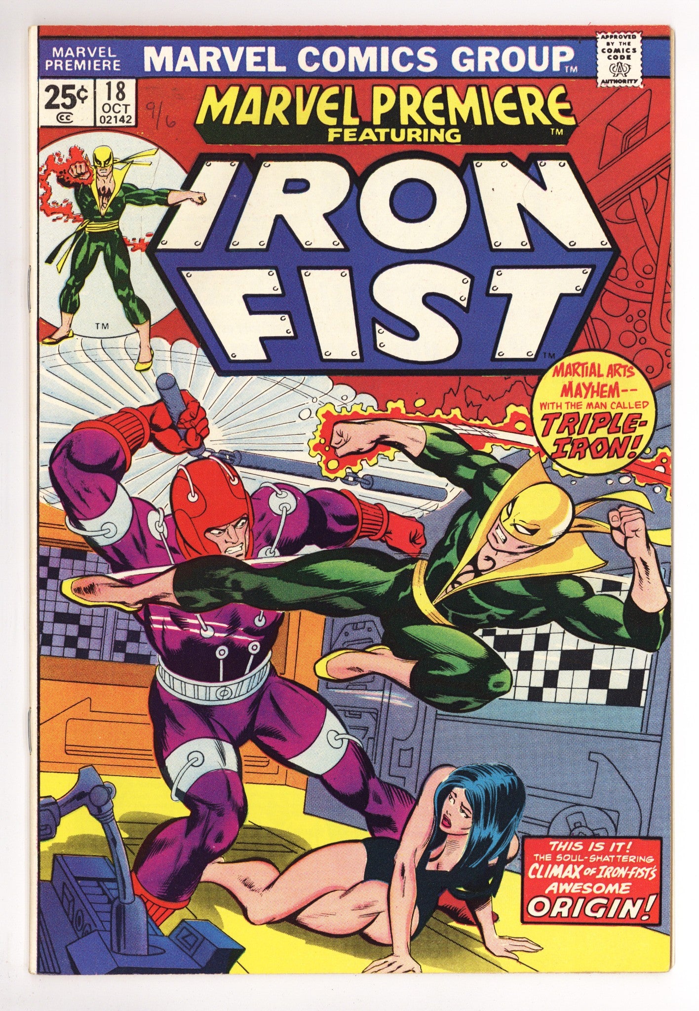 Marvel Premiere 18 FN+ (6.5) (1974) 