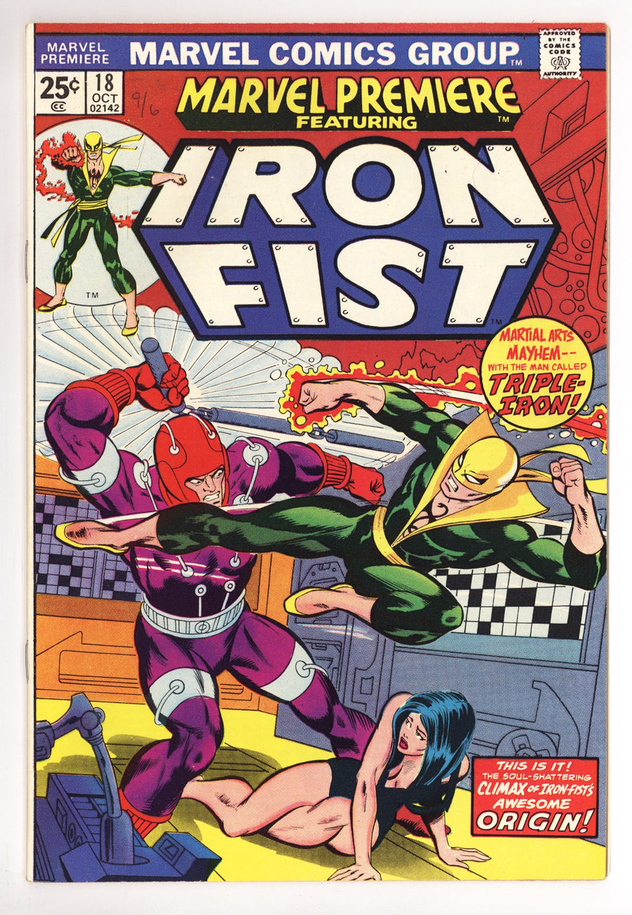 Marvel Premiere 18 FN+ (6.5) (1974) 