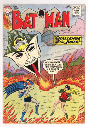 Batman Vol 1 136 VG- (3.5) (1960)