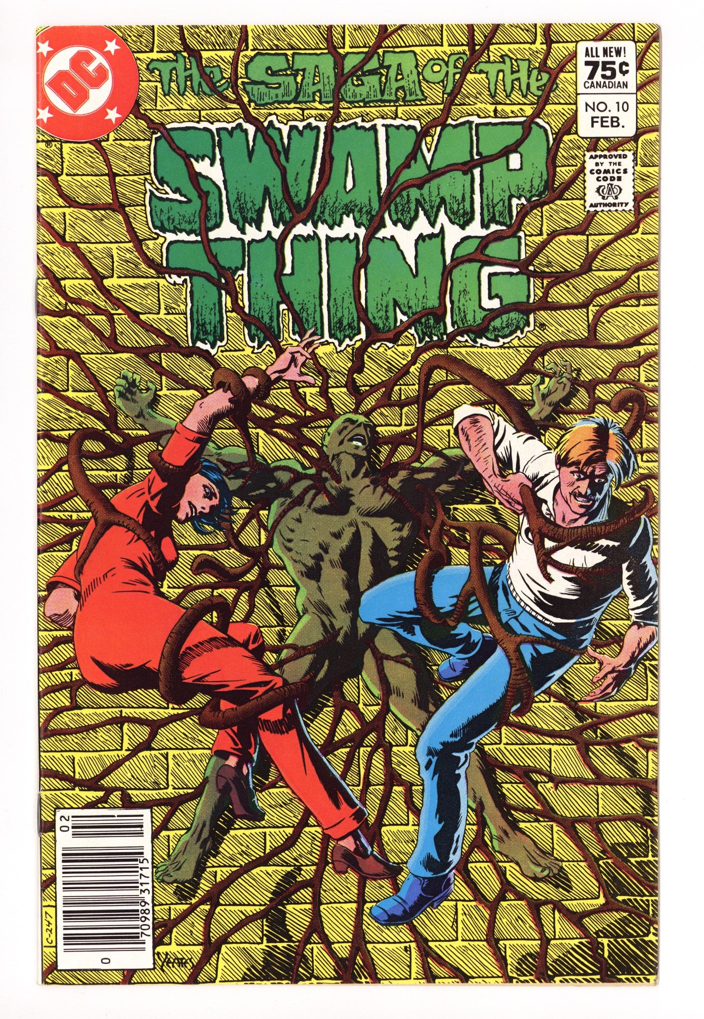The Saga of Swamp Thing Vol 2 10 Mid Grade (1983) Canadian Price Variant 