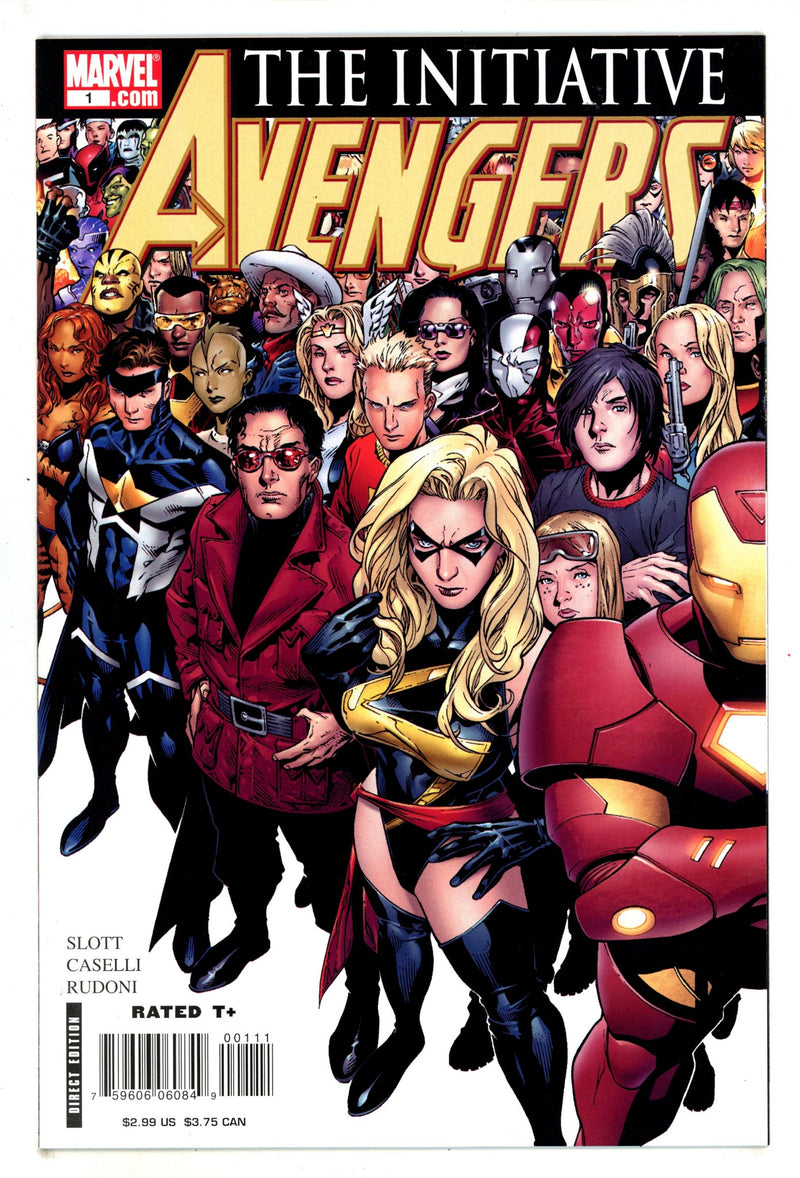 Avengers: The Initiative 1 High Grade (2007) Left Variant 