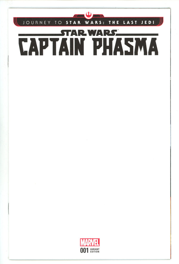 Journey to Star Wars: The Last Jedi - Captain Phasma 1 NM (9.4) (2017) Blank Variant