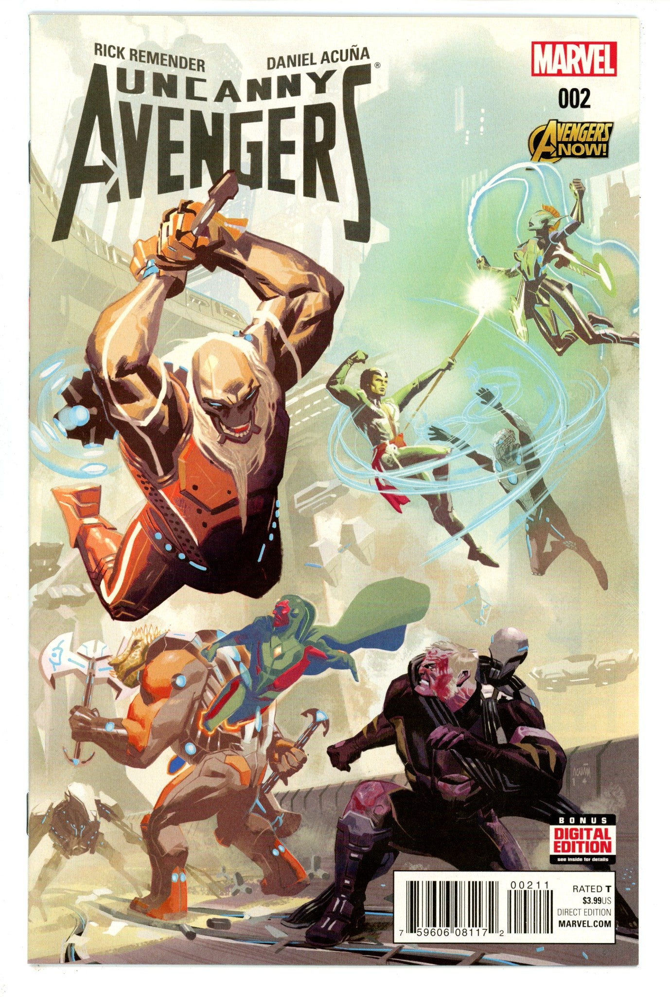 Uncanny Avengers Vol 2 2 High Grade (2015) 