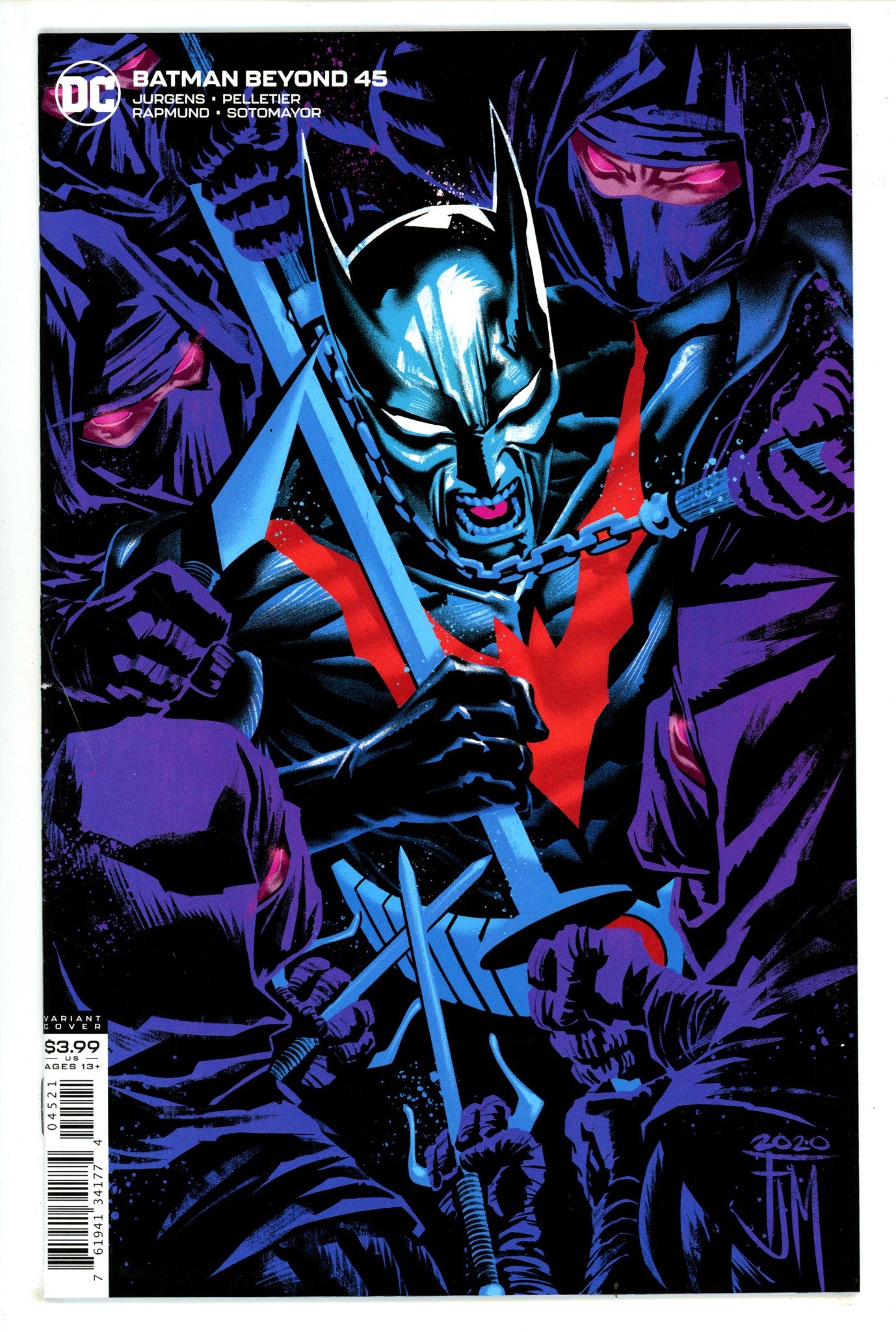 Batman Beyond Vol 6 45 High Grade (2020) Manapul Variant 