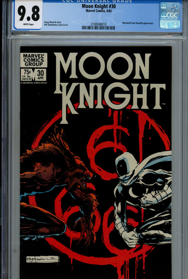 Moon Knight Vol 1 30 CGC 9.8 (NM/M) (1983)