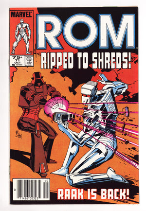 Rom Vol 1 71 VF/NM (9.0) (1985) Canadian Price Variant