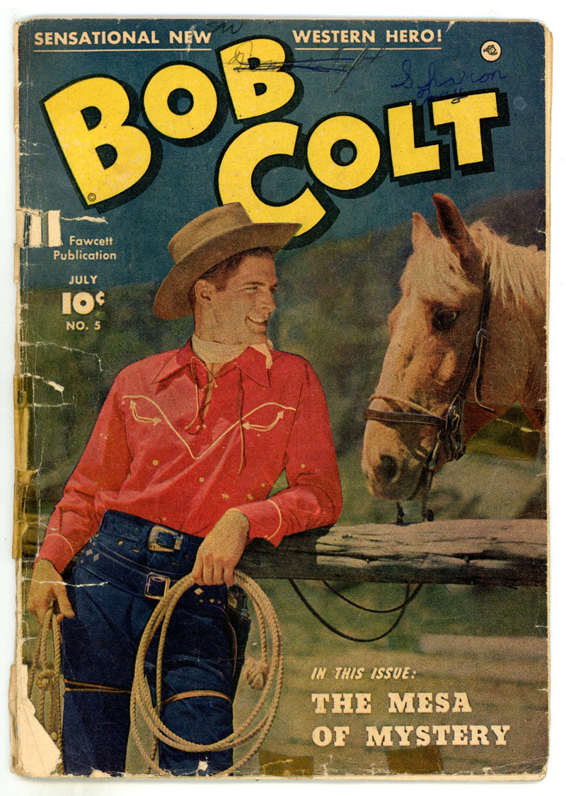 Bob Colt 5 GD (2.0) Tape on Cover (1951) 