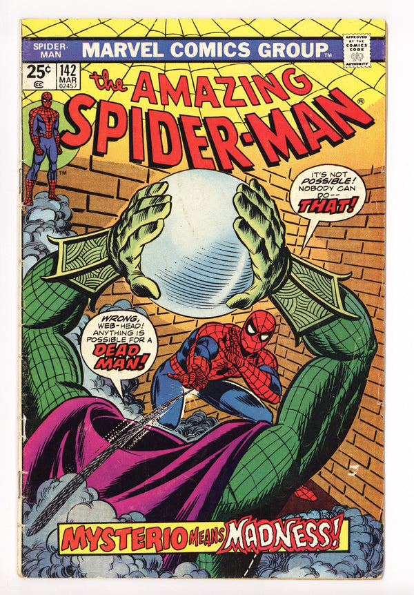 The Amazing Spider-Man Vol 1 142 VG (4.0) (1975)