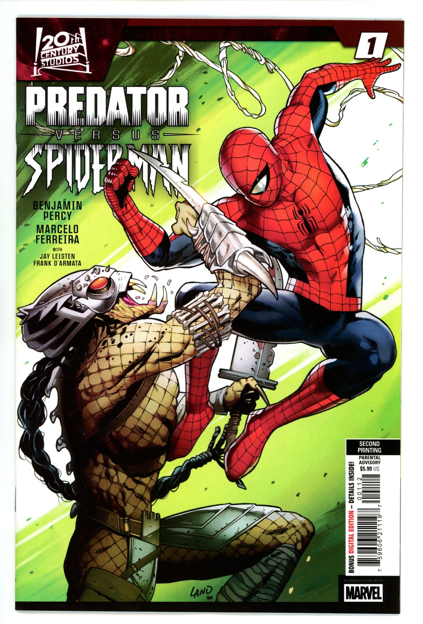 Predator Vs. Spider-Man 1 2Nd Print (2025)