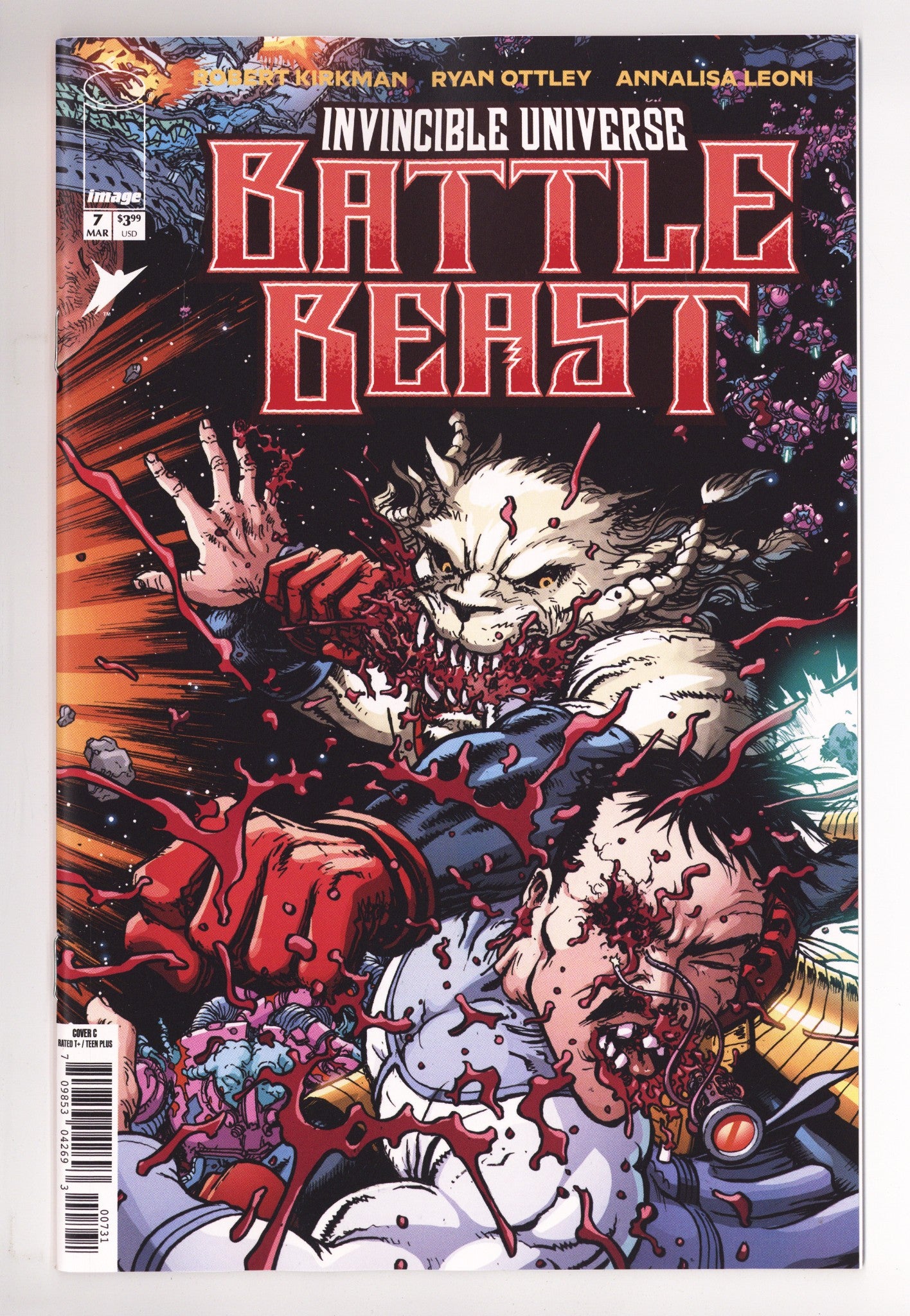 Invincible Universe Battle Beast 7 Burnham Connecting Incentive NM (2026)