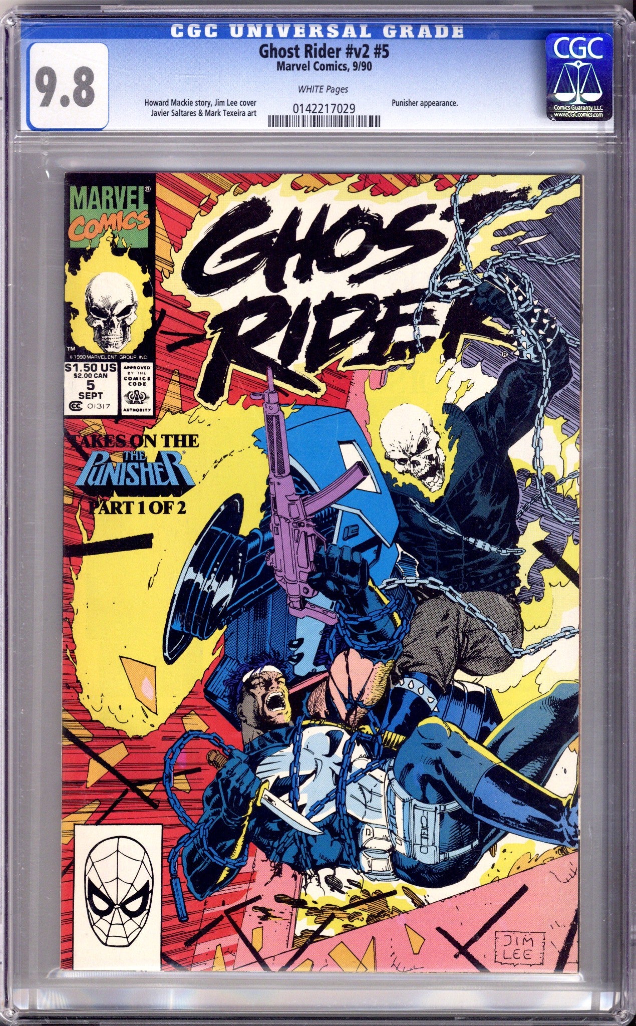 Ghost Rider Vol 2 5 CGC 9.8 (NM/M) (1990) 