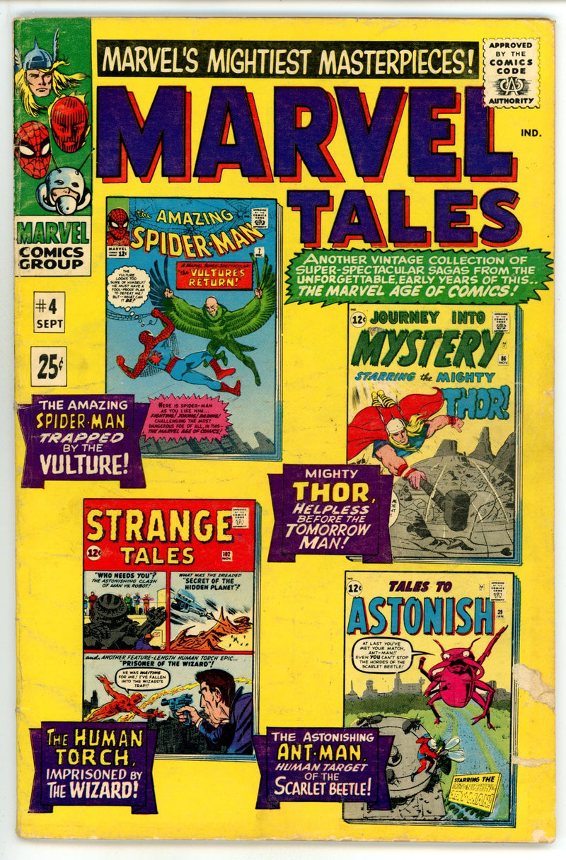 Marvel Tales Vol 2 4 VG (4.0) (1966) 