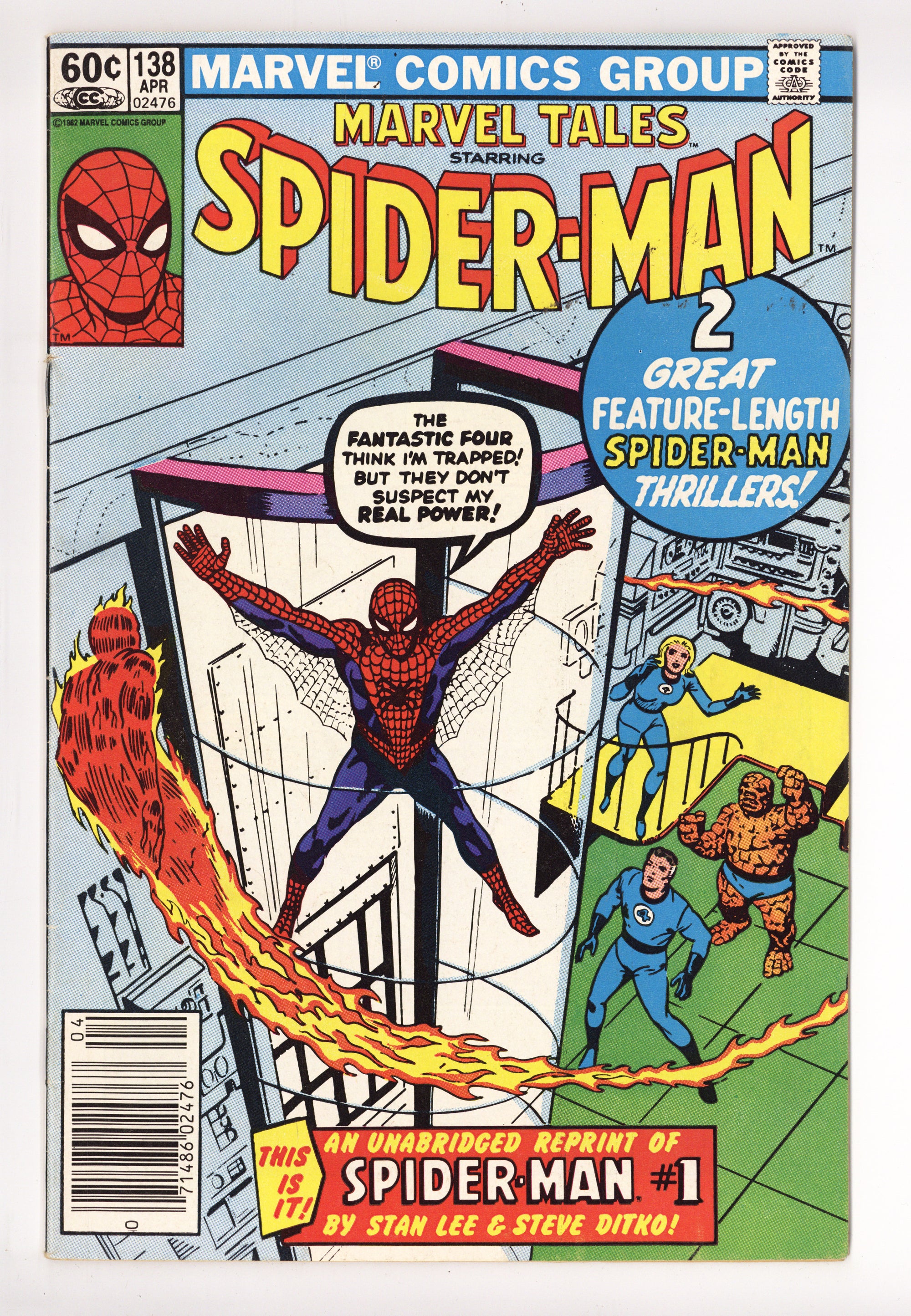 Marvel Tales Vol 2 138 Mid Grade (1982) Newsstand 